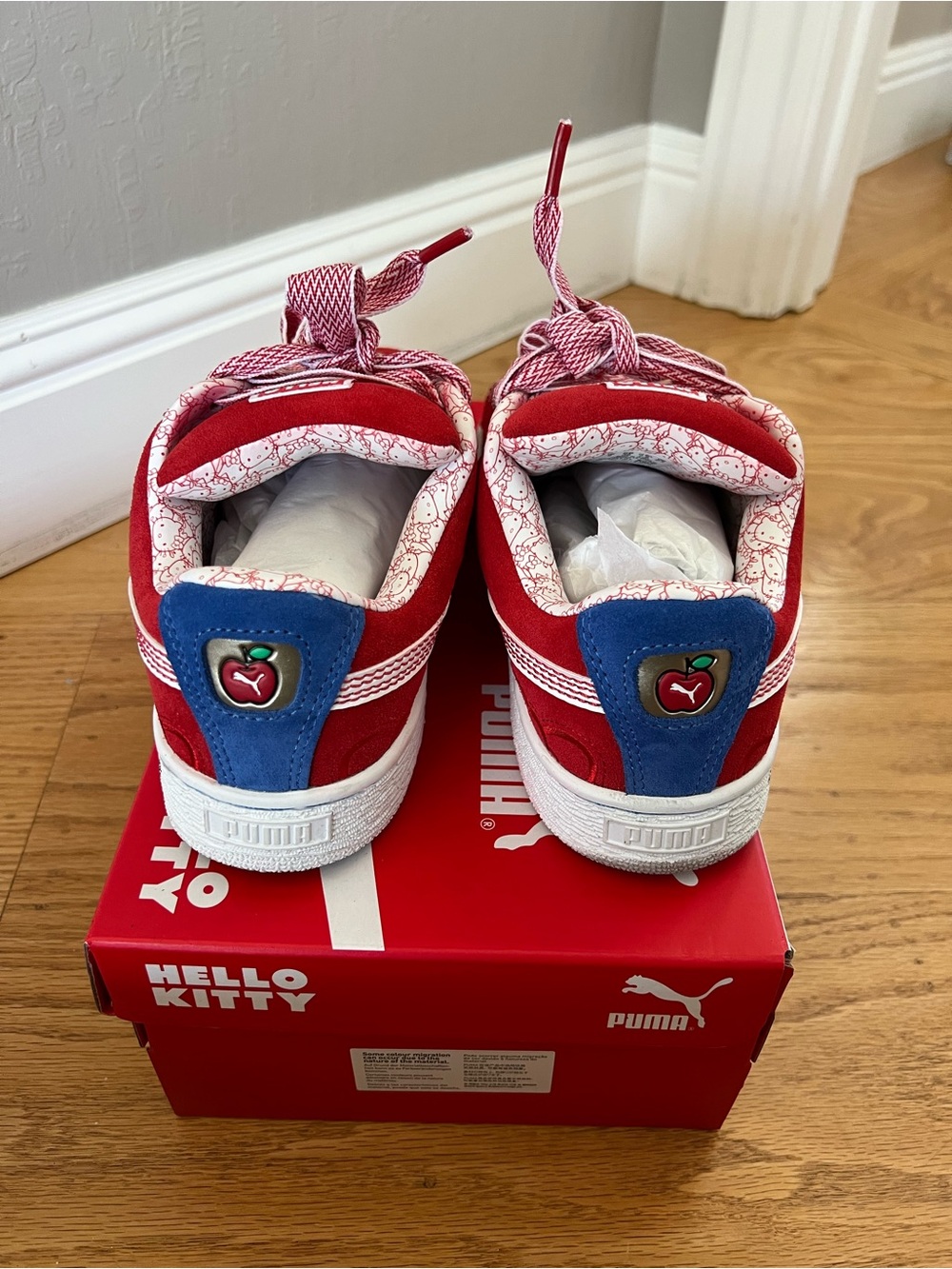 Hello Kitty x Puma Suede XL Red Bow (7.5, Women’s) - Picture 5 of 8